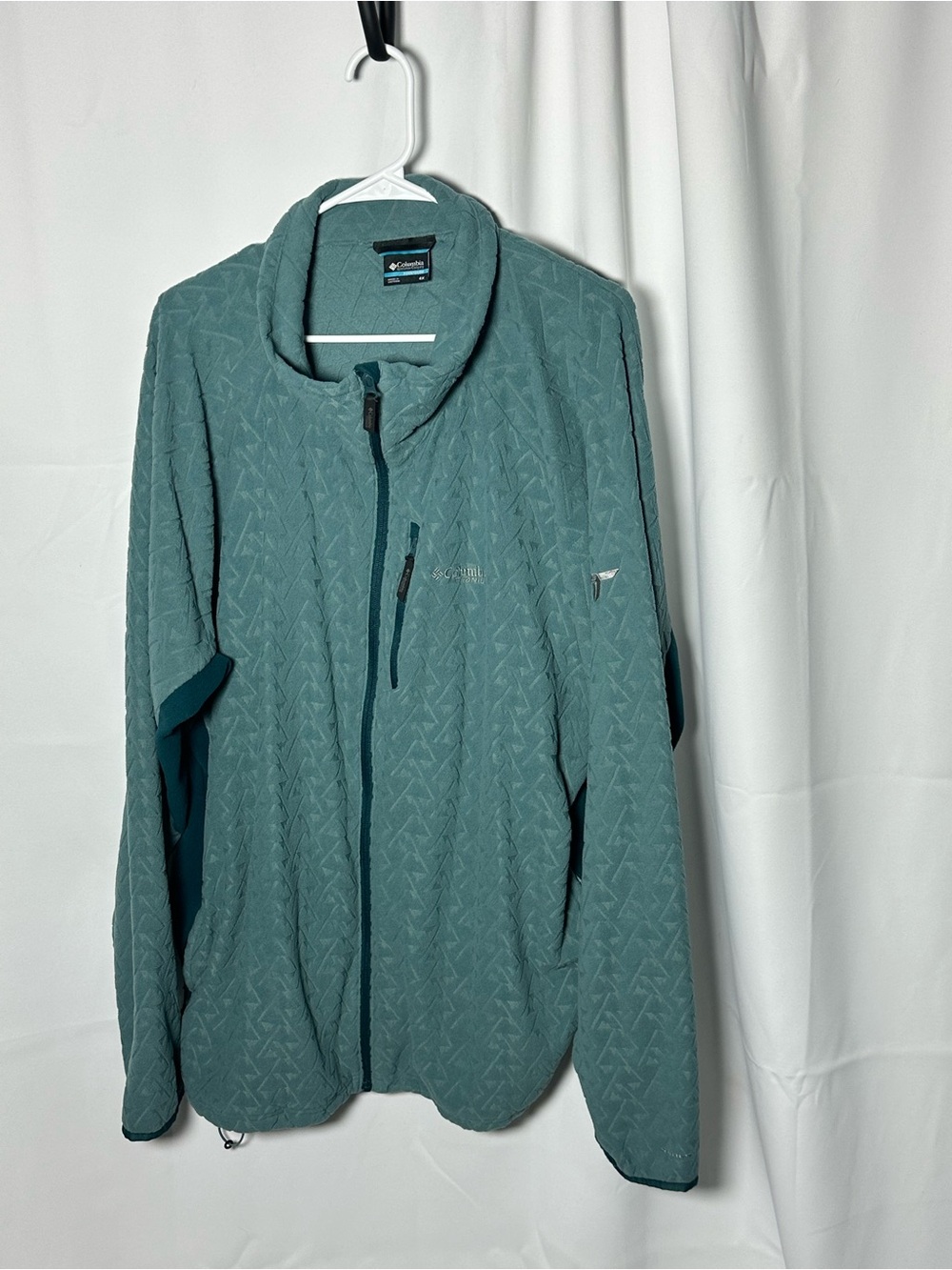 Columbia titanium men’s  Teal Full-Zip Jacket